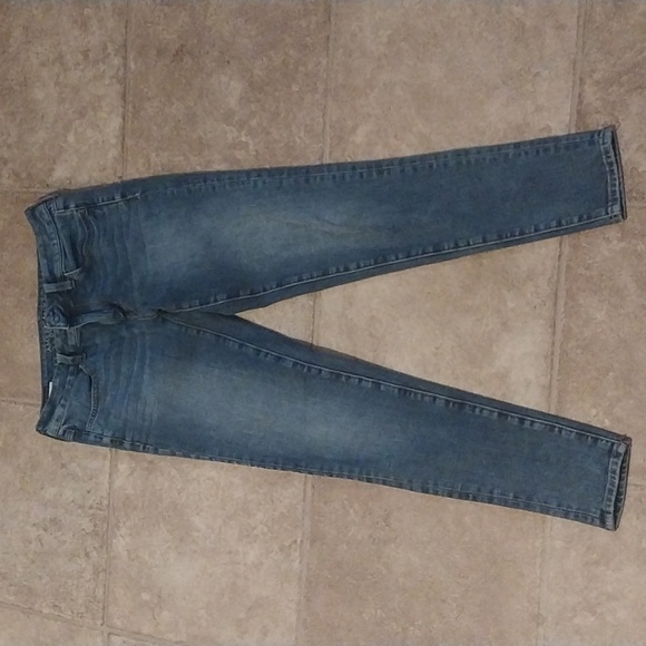 American Eagle Next Level Stretch Jegging Jeans Women 6 Mid Rise Blue - Picture 1 of 8